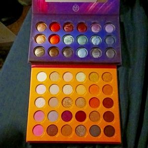 2 large new eyeshadow palettes bh cosmetics